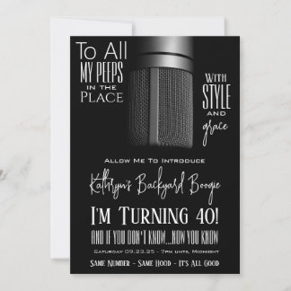 Convites Aniversário de Hip Hop