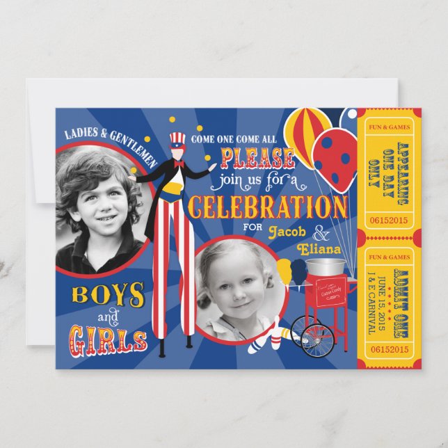 Convites Aniversário de mnanipulação dos caminhantes do (Frente)