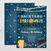 Aniversário de Noite de Cinema de Halloween
