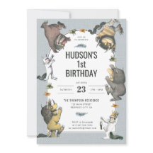 Aniversário de Personagem de Onde Estão os Monstro