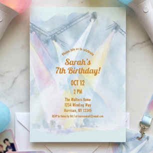 Convites Aniversário de Pré-Adolescente de K Pop