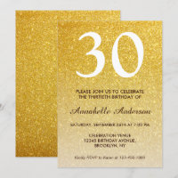 Aniversário de qualquer brilho amarelo Dourado bri