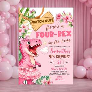Convites Aniversário de Quatro Anos do Rex Rosa à Solta