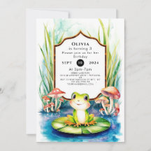 Aniversário de Sapo Bonito para Crianças