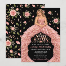 Aniversário de Sweet Sixteen Rosa