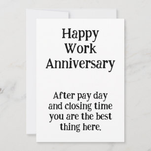 Convites Aniversário de Trabalho do Colaborador