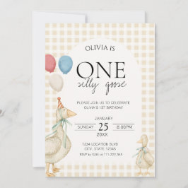 Convites Aniversário de um ganso bobo