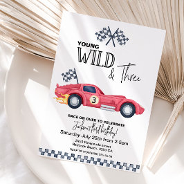 Convites ANIVERSÁRIO de Young Wild e Três Carros de Corrida