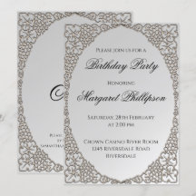 Aniversário Decorativo Elegante Personalizado