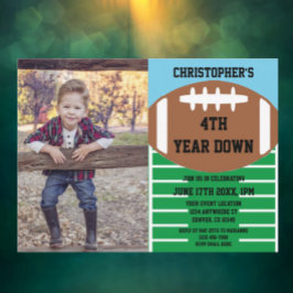 Convites Aniversário do 4º ano de futebol