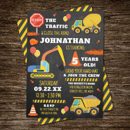 Convites Aniversário do 5 de Construção