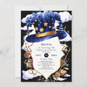 Convites Aniversário do Assistente de Aquarelas do Pastel W