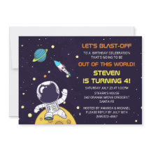 Aniversário do Astronauta que Explora o Espaço Sid