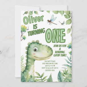 Convites Aniversário do Bebê Dinossauro: Tempo de Rugido 