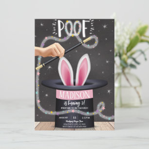 Convites Aniversário do Black Magic Show