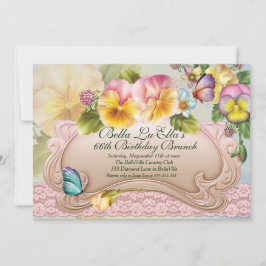 Convites Aniversário do Brunch Dia de as mães Luncheon Conv