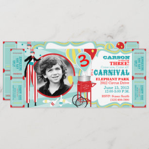 Convites Aniversário do caminhante do Stilt do circo do