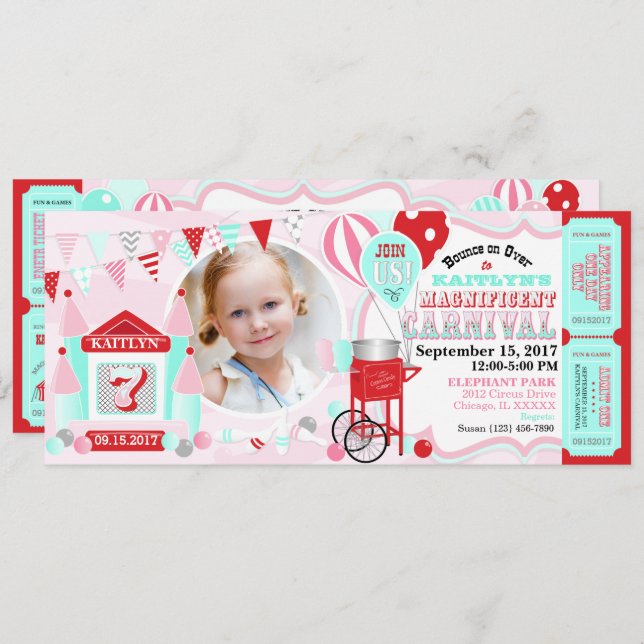 Convites Aniversário do Carnaval da Casa Bronca (Frente/Verso)