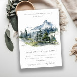 Convites Aniversário do Casamento da Montanha Verde Azul<br><div class="desc">Se você precisar de outro produto ou personalização correspondente,  por gentileza,  envie uma mensagem via Zazzle.</div>