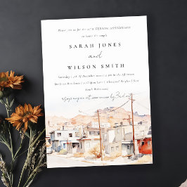 Convites Aniversário do Casamento de Salvamento da Cidade d