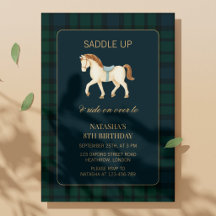 Aniversário do Cavalo Préppy Saddle Up 