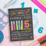 Convites Aniversário do Chalkboard Mad Science Party<br><div class="desc">Aniversário do Chalkboard Mad Science Party - Coloque seu casaco de laboratório e se prepare para diversão explosiva! Uma festa científica louca para comemorar seu dia curioso. Este convite criativo é ideal para meninas e meninos. Sem necessidade de testes ou experimentos, esse convite de festas louco de ciência é um...</div>