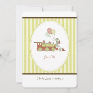 Convites Aniversário do Comboio