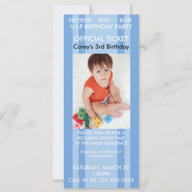 Convites Aniversário do concerto (Frente)