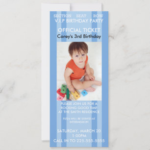 Convites Aniversário do concerto