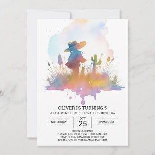 Convites Aniversário do Cowboy Country Life
