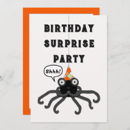 Convites Aniversário do Dia das Bruxas de Outubro do Surpre