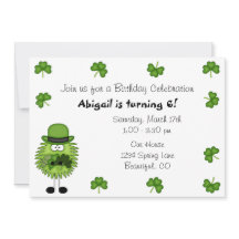 Aniversário do Dia de São Patrício Irlandês Cute L