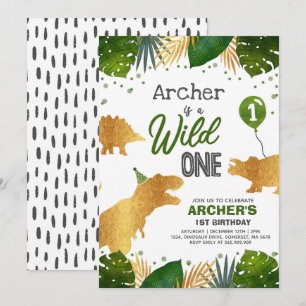 Convites Aniversário do Dinossauro Convidam Festa de Dinos