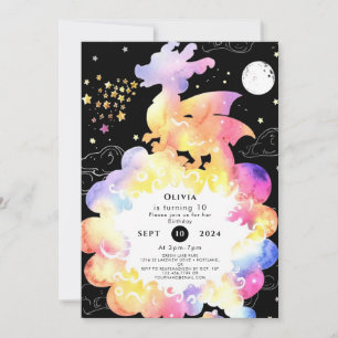 Convites Aniversário do Dragão Encantado para Crianças