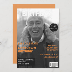 Convites Aniversário do Editorial da Revista Negra e Branca