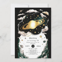 Aniversário do Espaço Celestial Personalizado