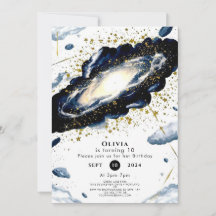 Aniversário do Espaço Galáctico com Aquarelas