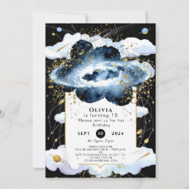 Convites Aniversário do Espaço Simples Celestial