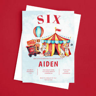 Convites Aniversário do Festival do Circo do Carnaval