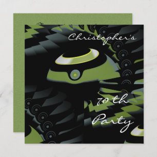 Convites Aniversário do Flat Green Bowthday