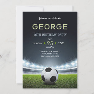 Convites Aniversário do Futebol