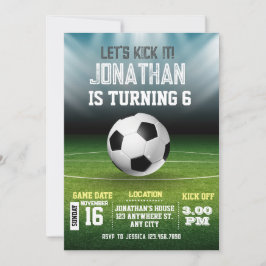 Convites Aniversário do Futebol das Crianças Esportivas