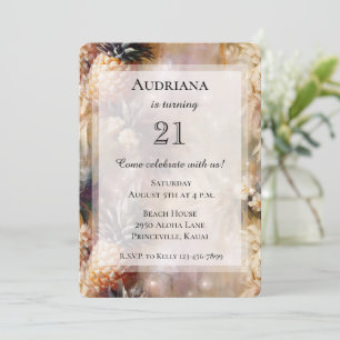 Convites Aniversário do Grito de Ananases Tropicais