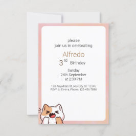 Convites Aniversário do Halloween Simples