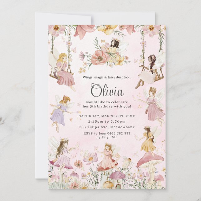 Convites Aniversário do Jardim das Pradarias (Frente)