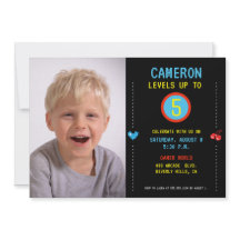 Aniversário do Jogador de Fotos Pixel Arcade no ní