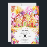 Convites Aniversário do Kids Sprinkle Candyland<br><div class="desc">Bem-vindos a uma aventura cheia de aspersão na nossa extravaganza "Kids' Sprinkle Candyland Birthday"! Entra num mundo de doçura e prazer enquanto celebramos entre uma cascata colorida de salsichas e doces. O convite, adornado com cores vibrantes e imagens brincalhonas de aspersores, estende um caloroso convite a um dia de diversão...</div>