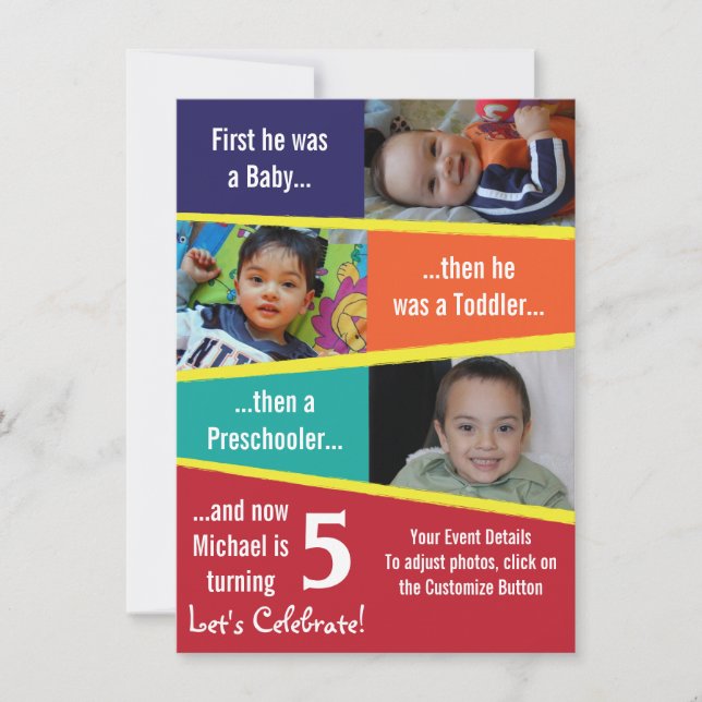 Convites Aniversário do Marco (Frente)