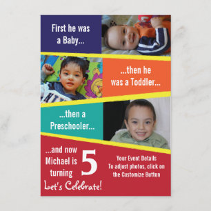 Convites Aniversário do Marco