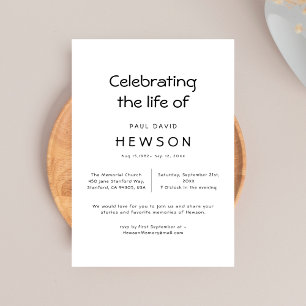 Convites Aniversário do Memorial da Morte do Funeral Negro 